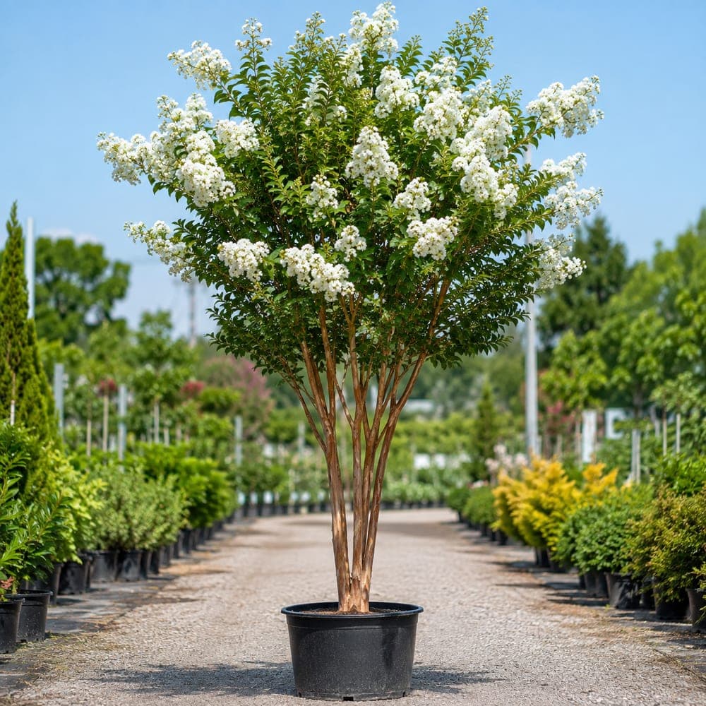 Natchez Crape Myrtle for sale in 7 Gallon pot at BB Blossoms