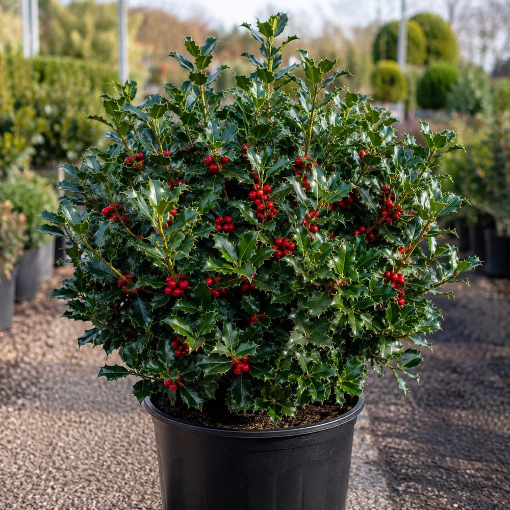 Burford Holly for sale in 7 Gallon pot at BB Blossoms