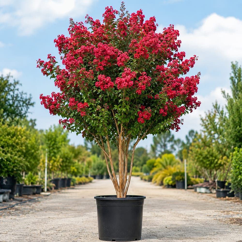 Dynamite Crape Myrtle for sale in 7 Gallon pot at BB Blossoms