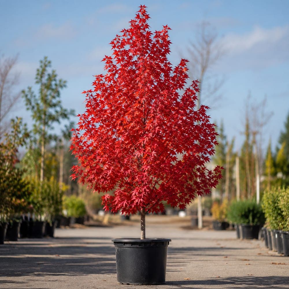 October Glory Red Maple for sale in 15 Gallon pot at BB Blossoms