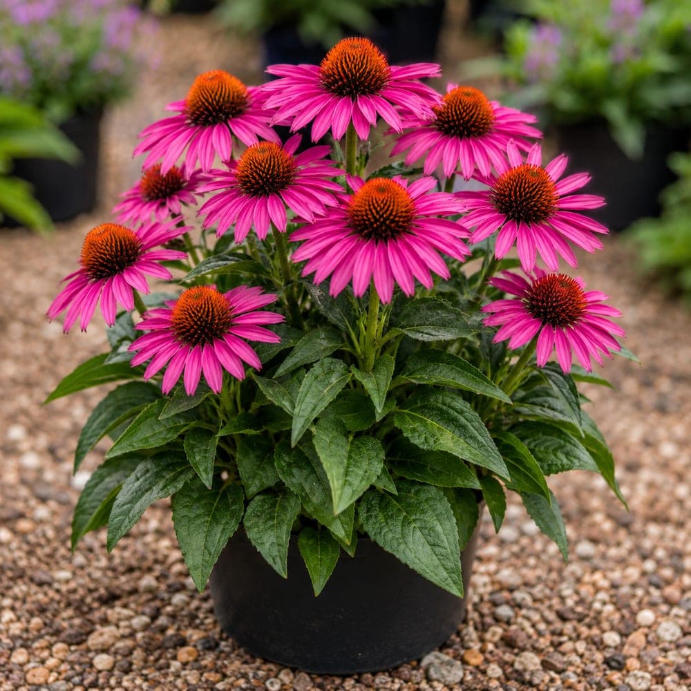PowWow Wild Berry Coneflower for sale in 1 Gallon pot at BB Blossoms