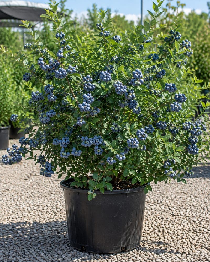 Premier Rabbiteye Blueberry for sale in 3 Gallon pot at BB Blossoms