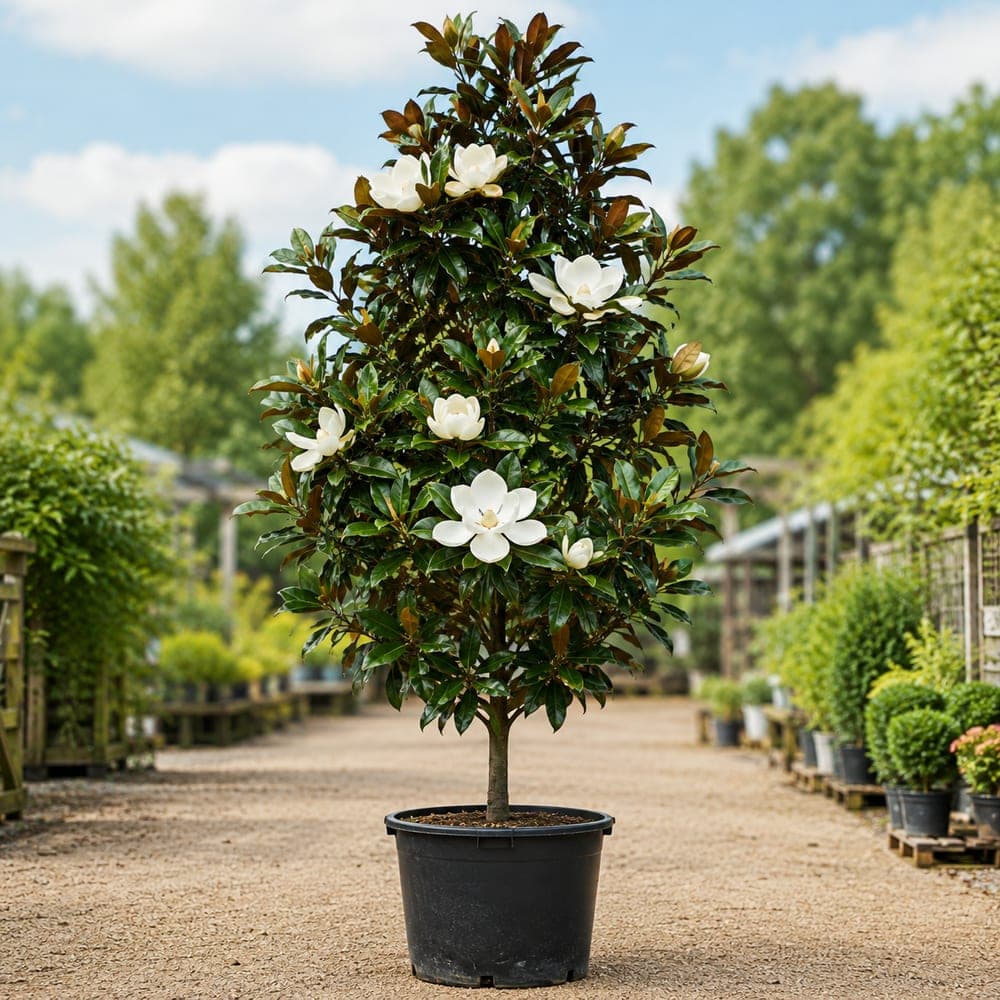 Southern Magnolia for sale in 15 Gallon pot at BB Blossoms