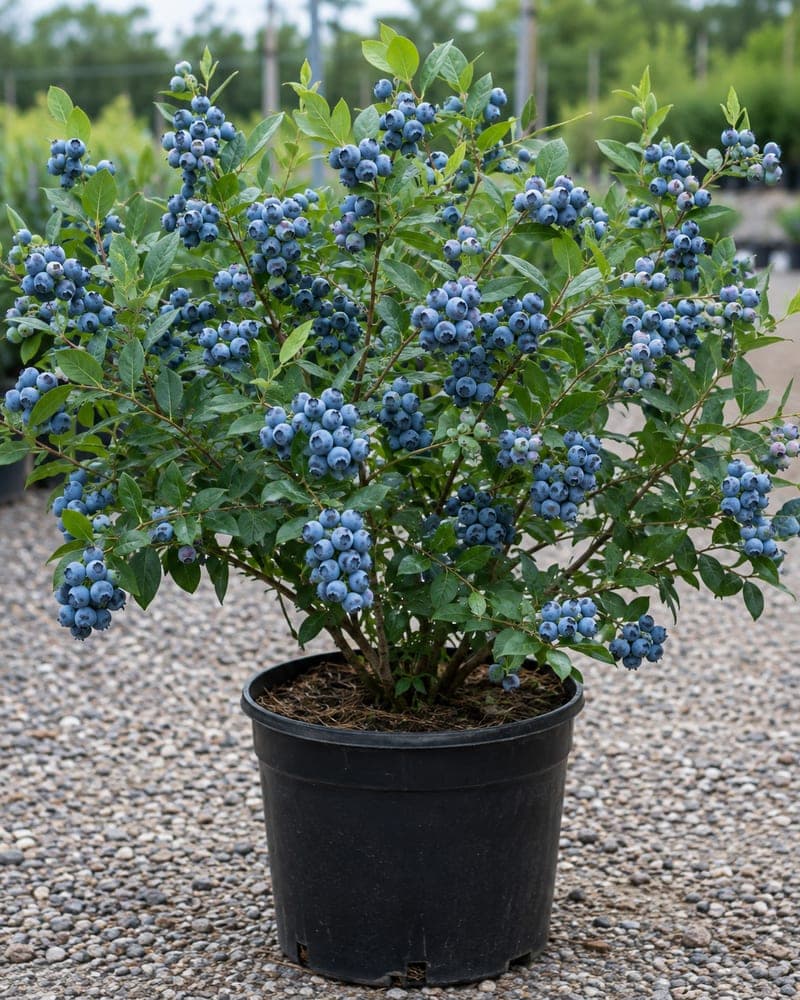 Tifblue Rabbiteye Blueberry for sale in 3 Gallon pot at BB Blossoms