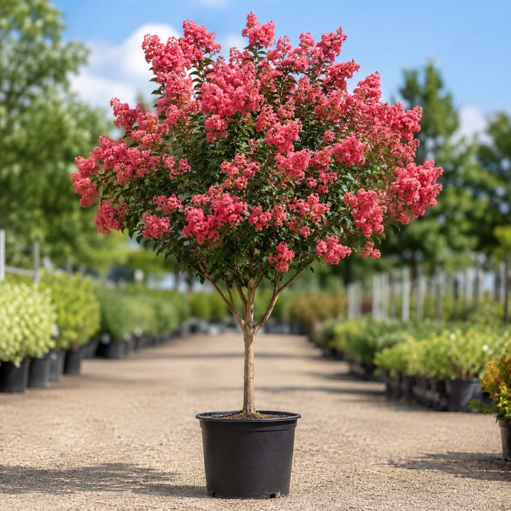 Tuscarora Crape Myrtle for sale in 7 Gallon pot at BB Blossoms