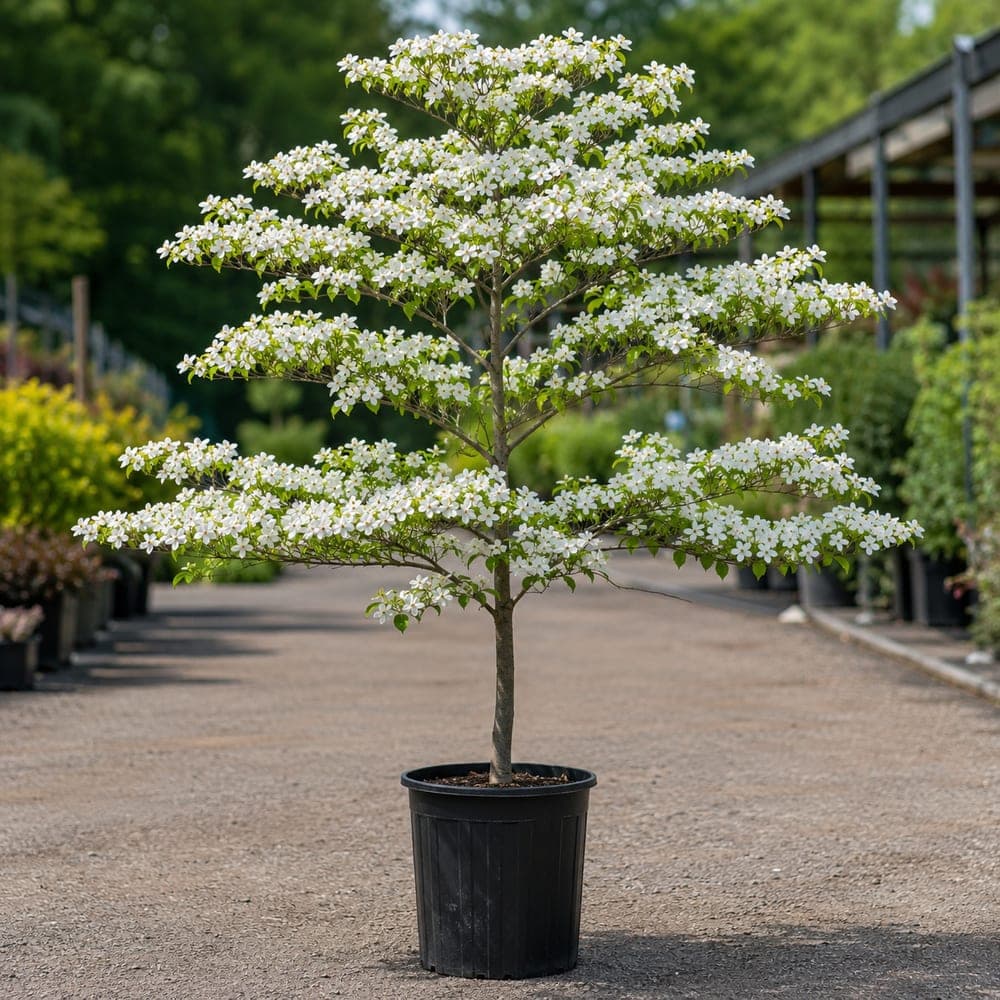 White Flowering Dogwood for sale in 7 Gallon pot at BB Blossoms