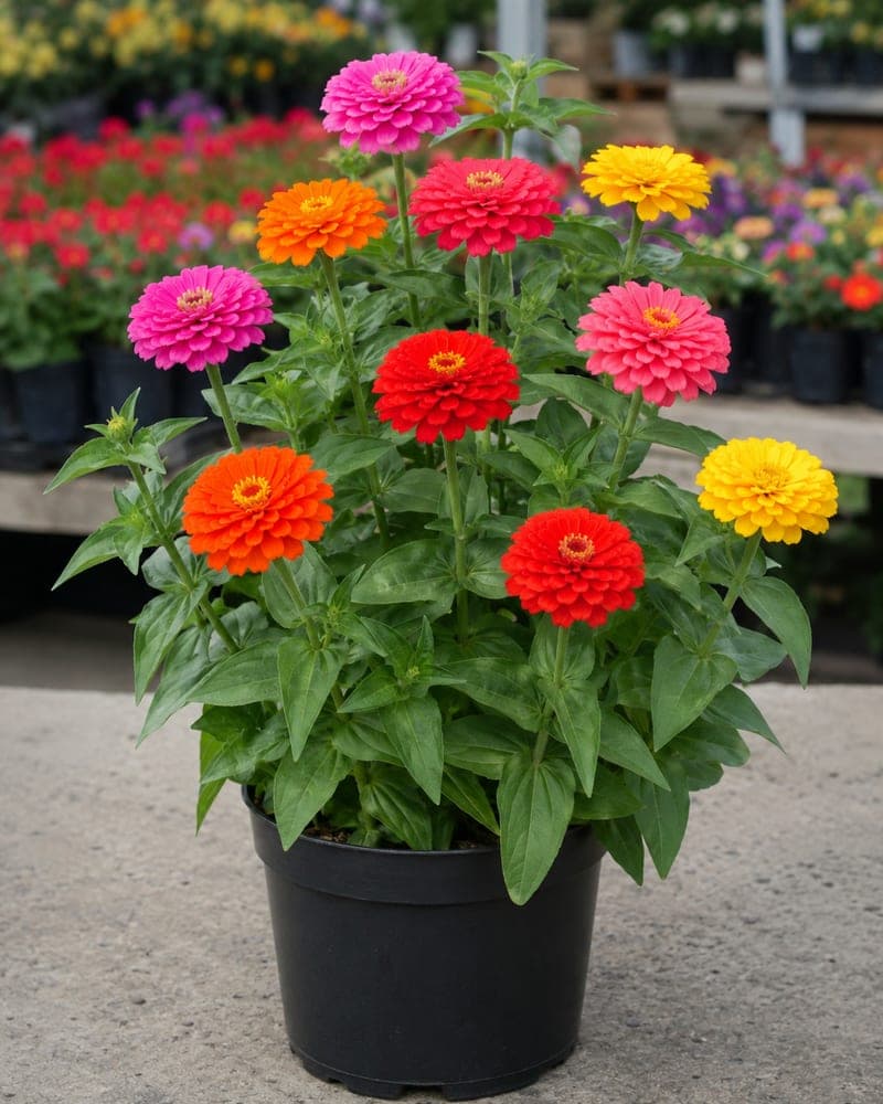 Zinnia for sale in 4.5 inch pot pot at BB Blossoms